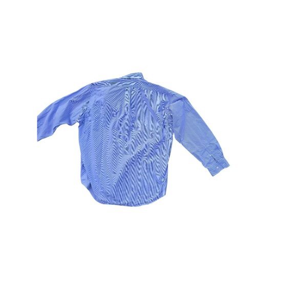 Ralph Lauren Mens XL Blake Blue Pinstripe Button-Down Shirt 100% Cotton - Picture 2 of 5